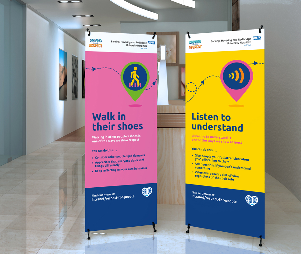 Environmental Graphics NHS Respect Campaign