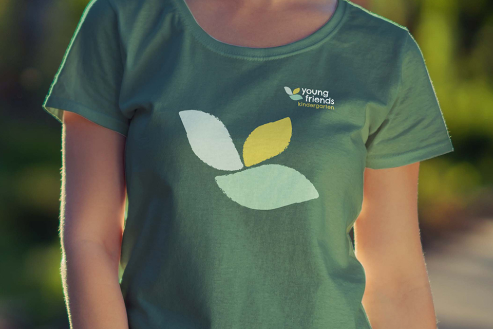 Branded T-shirt for sustainable nursery